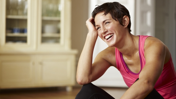 woman-laughing-workout-clothes